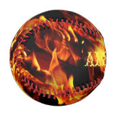Baseball-Flaming Baseball (Vorderseite Links)