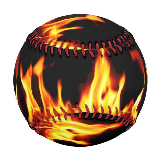 Baseball-Flaming Baseball (Rückseite)