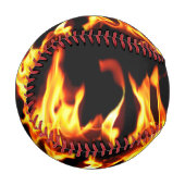 Baseball-Flaming Baseball (Vorderseite Links)