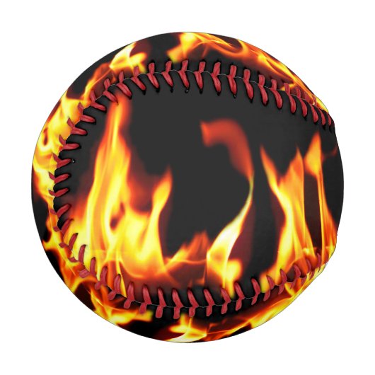 Baseball-Flaming Baseball (Vorderseite Links)
