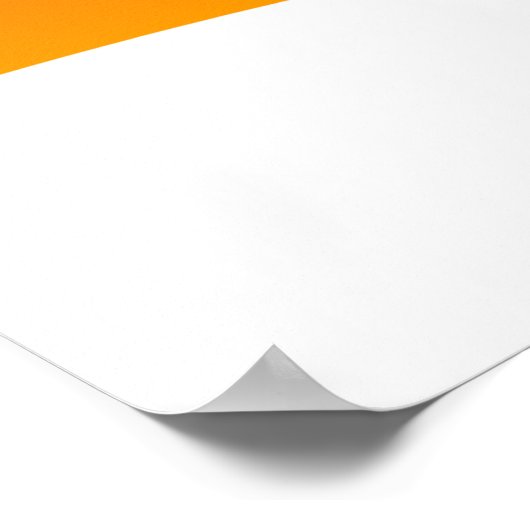 Baseball-Flaming Poster (Ecke)