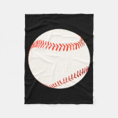 Baseball Fleecedecke (Vorderseite)