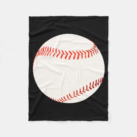 Baseball Fleecedecke (Vorderseite)