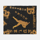 Baseball Fleecedecke (Vorderseite (Horizontal))