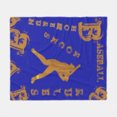 Baseball Fleecedecke (Vorderseite (Horizontal))