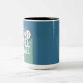 Baseball for fan zweifarbige tasse (Mittel)