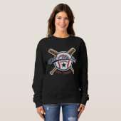 Baseball for mum and dad sweatshirt (Vorne ganz)