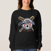 Baseball for mum and dad sweatshirt (Vorderseite)