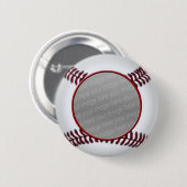 Baseball Foto Button (Vorne & Hinten)