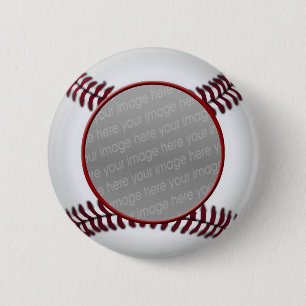 Baseball Foto Button
