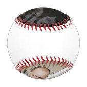 Baseball-Foto-Collage Vater-Tag-Script Baseball (Rückseite)