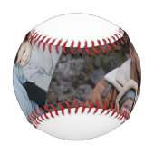 Baseball-Foto-Collage Vater-Tag-Script Baseball (Vorderseite)