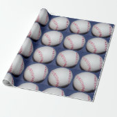 Baseball-Foto Geschenkpapier (Ungerollt)