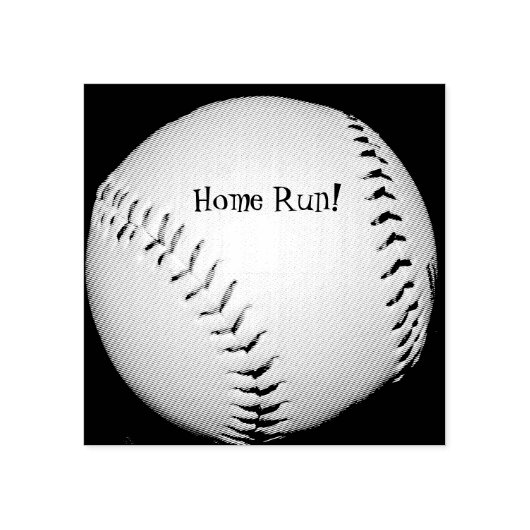 Baseball-Foto Gummistempel (Prägung)