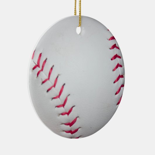 Baseball-Foto Keramik Ornament (Rechts)