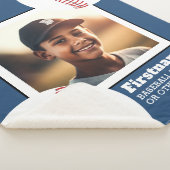 Baseball-Foto Name hinzufügen - Farbe bearbeiten Sherpadecke (3/4)