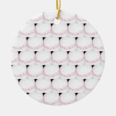 Baseball Foto Ornament (Vorne)