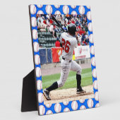 Baseball Foto Plaque - SRF Fotoplatte (Seite)