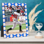 Baseball Foto Plaque - SRF Fotoplatte (Seite)