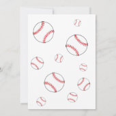 Baseball-Foto Spieler Team Trainer Dankeskarte (Rückseite)