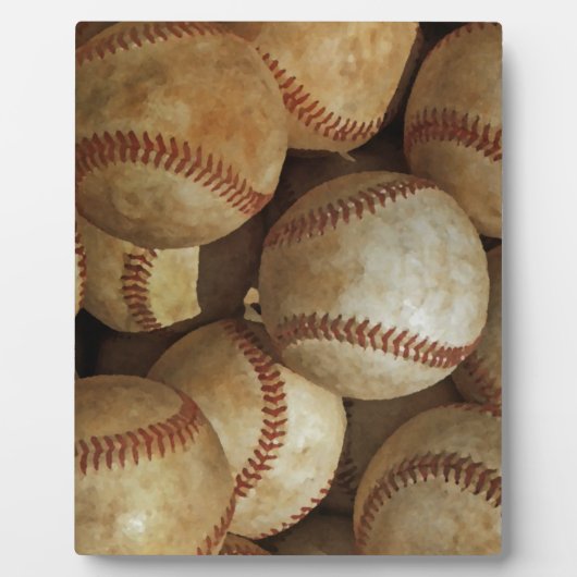 Baseball Fotoplatte (Vorderseite)