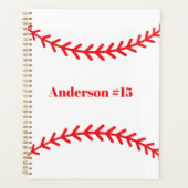 Baseball-Fotos Rustikales Erinnerungsalbum Planer (Vorderseite)