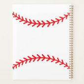 Baseball-Fotos Rustikales Erinnerungsalbum Planer (Rückseite)