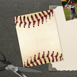 Baseball-Fotos Rustikales Memory Scrapbook