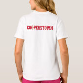 Baseball Foul Ball Retriever Cooperstown Sister T-Shirt (Rückseite)