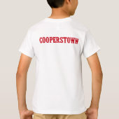 Baseball Foul Ball Retriever Kooperstown Geschwist T-Shirt (Rückseite)