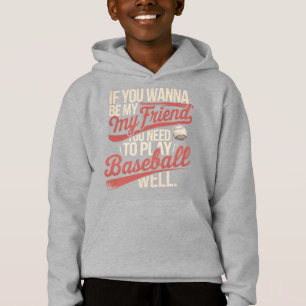 Baseball-Freundschaftsregeln Hoodie