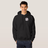 Baseball-Front u. Rückseite Hoodie (Vorne ganz)