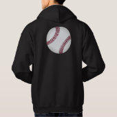 Baseball-Front u. Rückseite Hoodie (Rückseite)