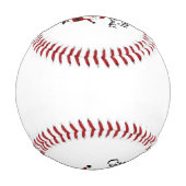 Baseball Frory Weihnachtsmann und Bäume (Rückseite)