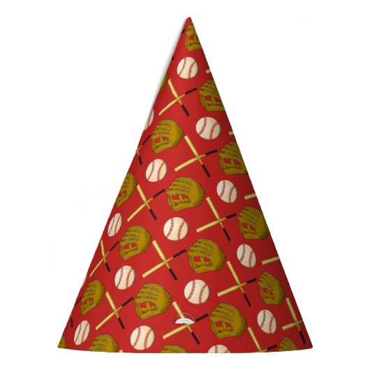Baseball Fun Paper Hit Partyhütchen (Links)