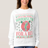  BASEBALL FUNNY CHRISTMAS QUOTEN UGLY SWEATER SWEATSHIRT (Vorderseite)