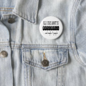 Baseball Funny Sarcastic Trendy Button (Beispiel)