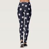 Baseball für Frauen Leggings (Rückseite)