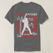 Baseball für Männer Frauen Mädchen Mädchen Kinder  T-Shirt (Design vorne)