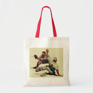 Baseball für Vintage Sportarten, Spieler, der in Z Tragetasche
