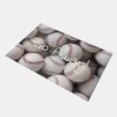 Baseball Fußmatte (Schrägansicht)