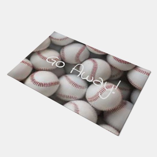 Baseball Fußmatte (Schrägansicht)