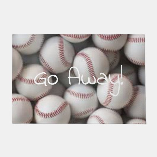 Baseball Fußmatte (Vorderseite)