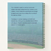 Baseball Game Book Cover Inspiration Notebook Notizblock (Rückseite)