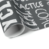 Baseball Game Chalkboard Worte und Begriffe Geschenkpapier (Rolleneckpunkt)