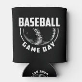 Baseball Game Day Dosenkühler (Rückseite)