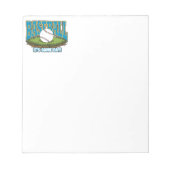 Baseball Game Day Notizblock (Vorderseite)