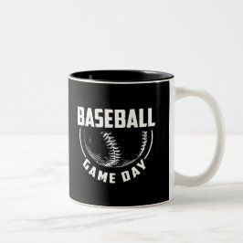 Baseball Game Day Zweifarbige Tasse