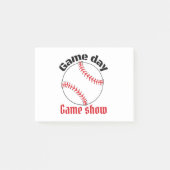 Baseball Game-Turniershow Post-it Klebezettel (Vorderseite)