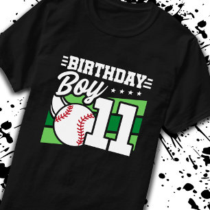 Baseball Geburtstag 11 Jahre Junge 11. Geburtstag T-Shirt